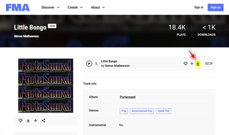 Free Music Archive collection with downloadable independent music