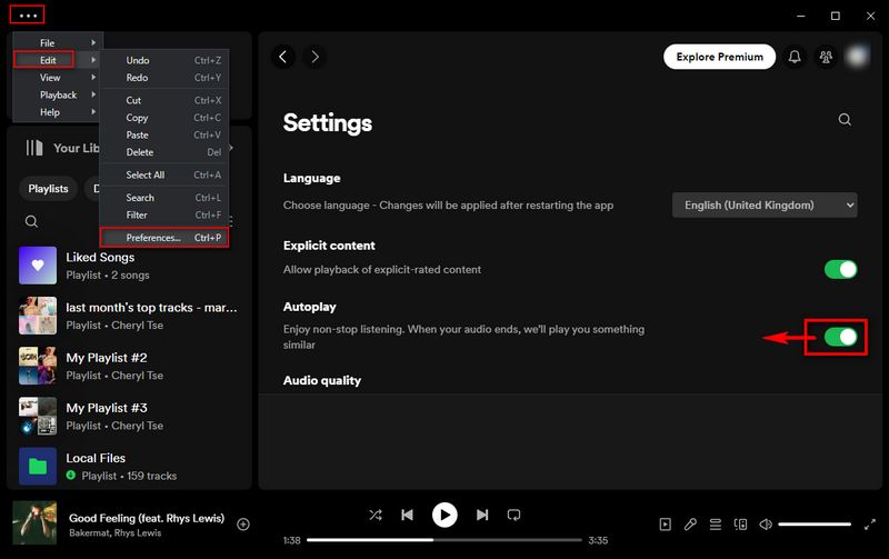 spotify autoplay desktop
