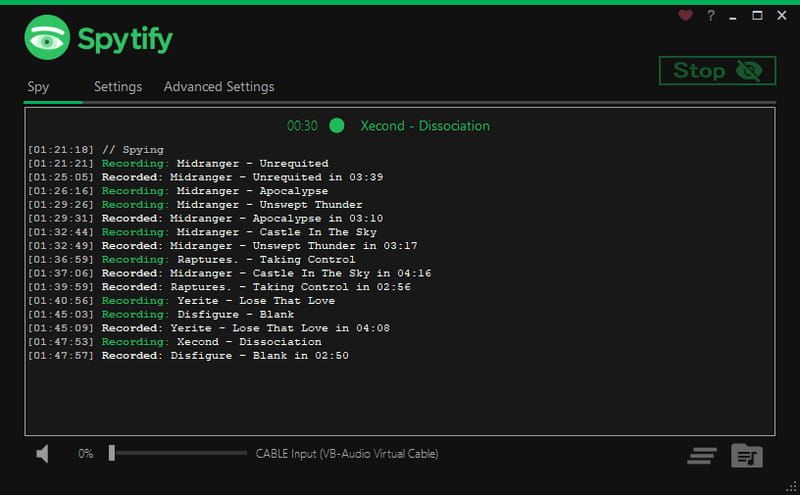spytify spotify to wav converter