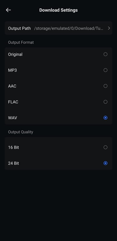 confirm to download spotify to wav