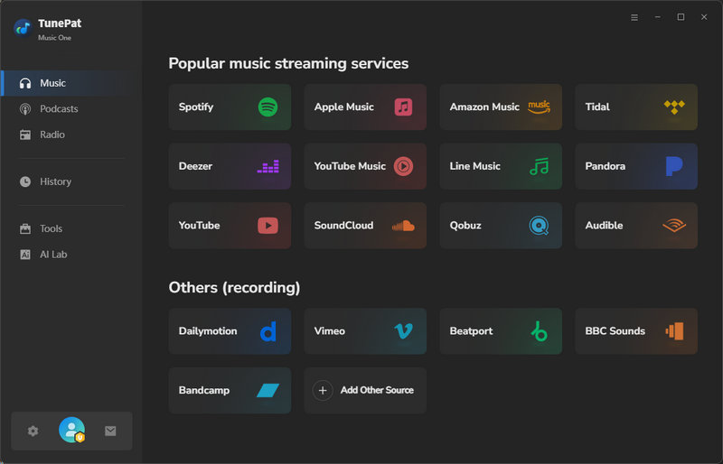 open TunePat Music One